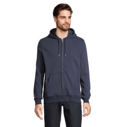 Pull zippé unisexe capuche CALIPSO